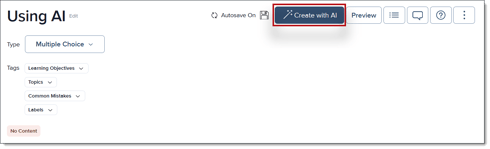 create with ai question button_knowledge base_using the ai assistant_2025-august-27_tje