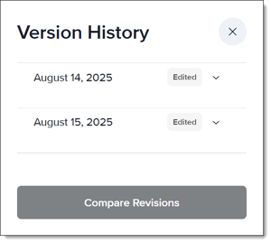 question page version history panel_knowledge base_using the question page icons_2025-august-21_tje